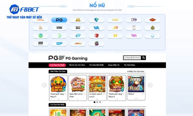 Chỉ dẫn chi tiết cách chơi Nổ hũ tại F8BET Chỉ dẫn chi tiết cách chơi Nổ hũ tại F8BET